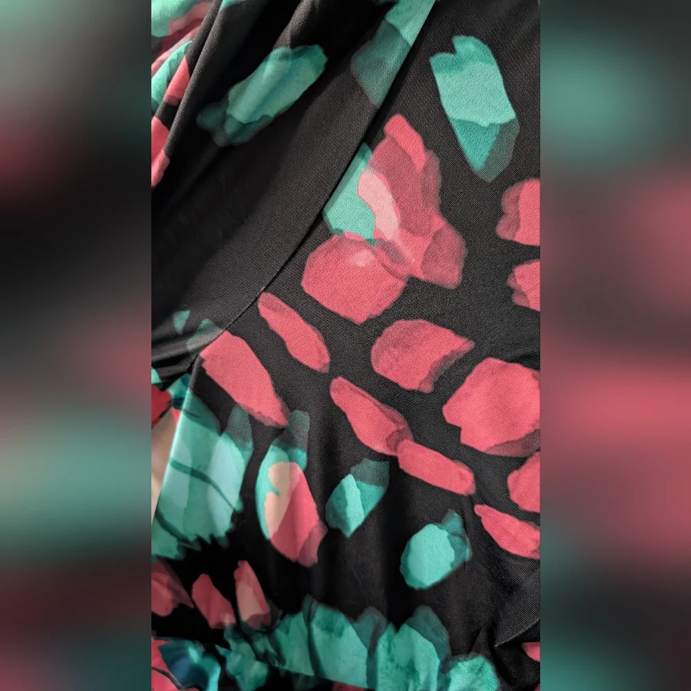 NWT TORRID Butterfly Mini Studio Knit Cinch Front Skater Dress size 0X NWT - Picture 5 of 8